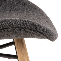 Batilda Set of 2 Dining Chairs - Grey & Oak