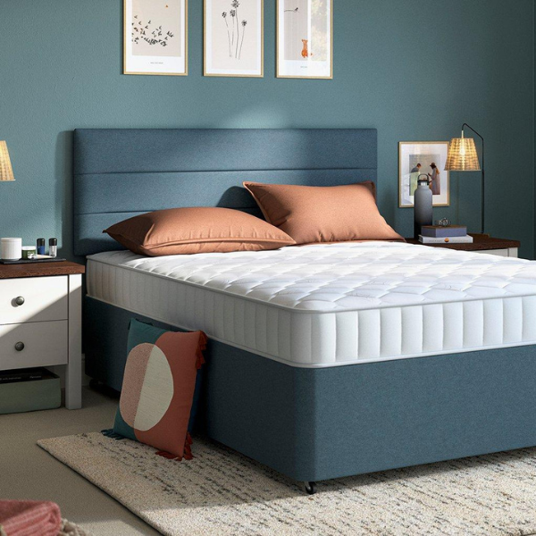 Rome Divan Bed with Headboard