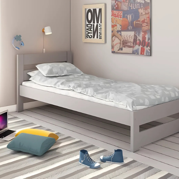 Tera Solid Wood Bed