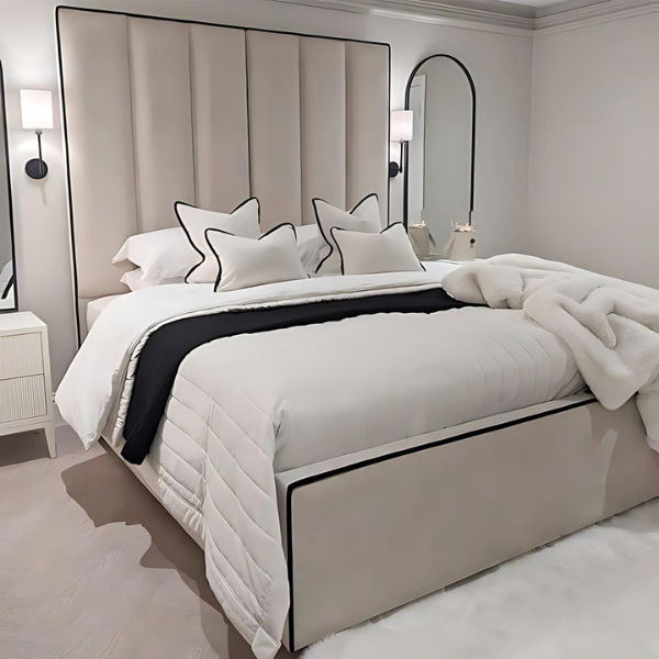 Hudson High Headboard Bed