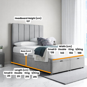 Panel Ottoman Divan Storage Bed