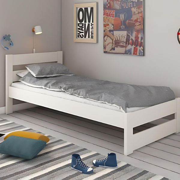 Tera Solid Wood Bed
