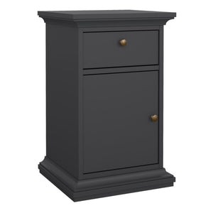 Paris Bedside Table - Matt Grey