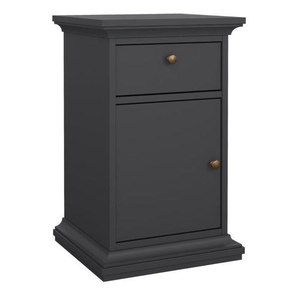 Paris Bedside Table - Matt Grey