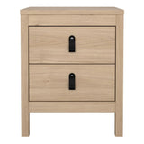 Barcelona Bedside Table - Hickory Oak