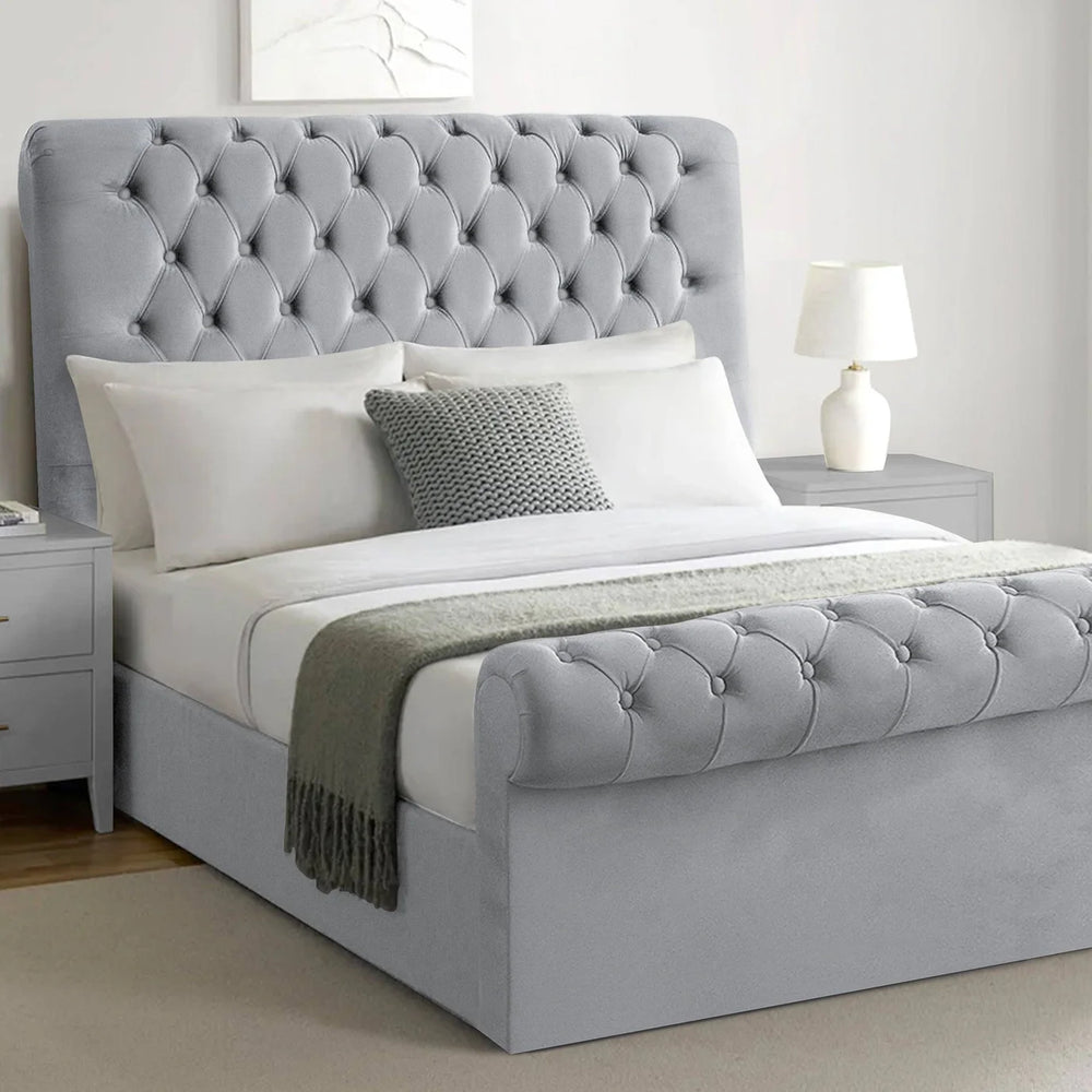 Walton Sleigh Ottoman Storage Bed