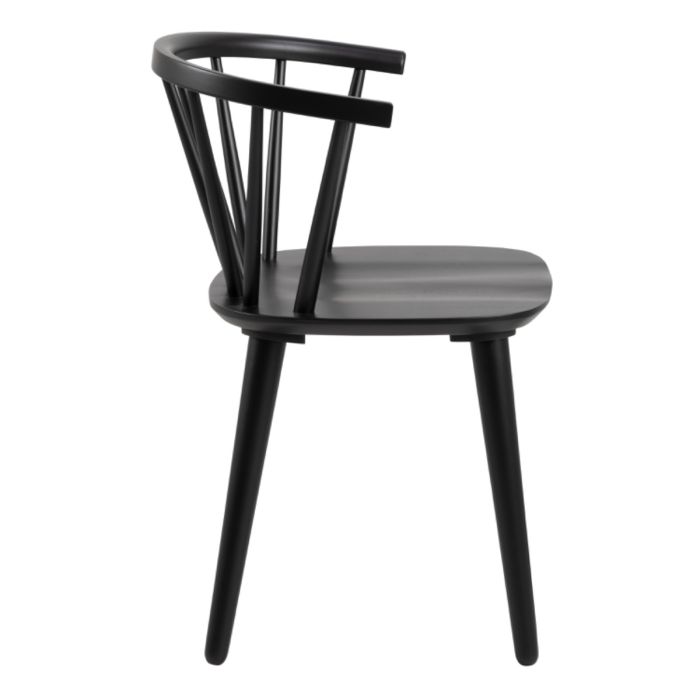 Ida Set of 2 Dining Chairs - Black