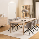Linley 6-8 Seater Dining Table -  White Oak
