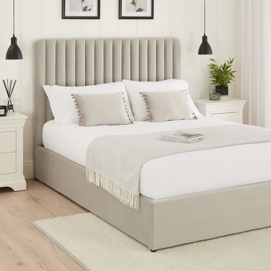 Flute Ottoman Storage Bed