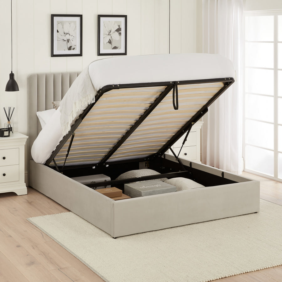 Flute Ottoman Storage Bed