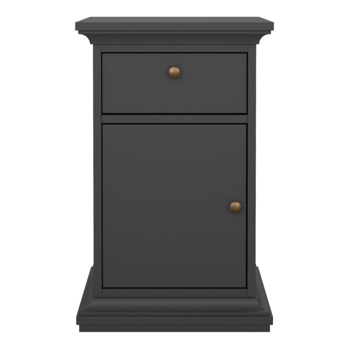 Paris Bedside Table - Matt Grey