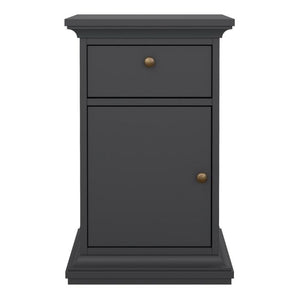 Paris Bedside Table - Matt Grey