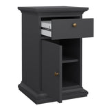Paris Bedside Table - Matt Grey