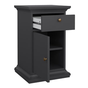 Paris Bedside Table - Matt Grey