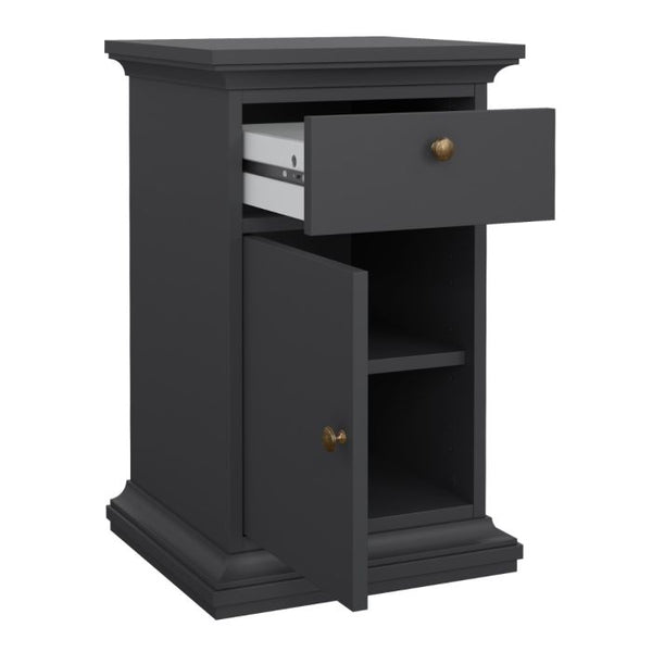 Paris Bedside Table - Matt Grey